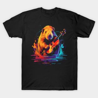 Nutria Playing Violin T-Shirt